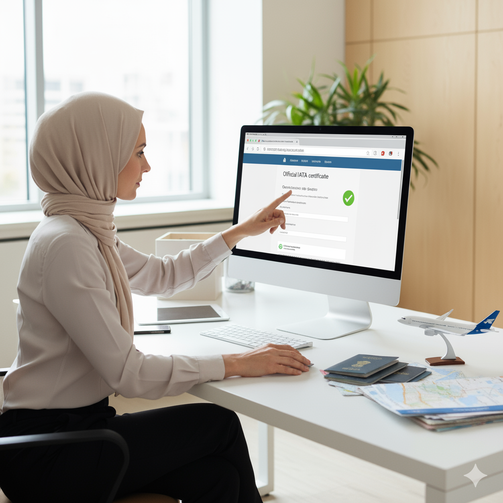 1. Verify the IATA Certificate 📜